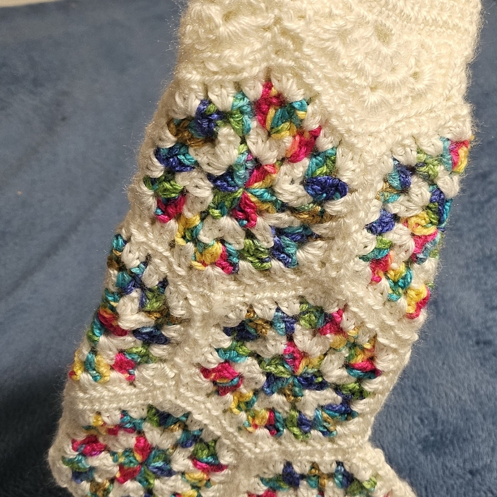 Handmade Crocheted Stocking - Picture 4 of 5